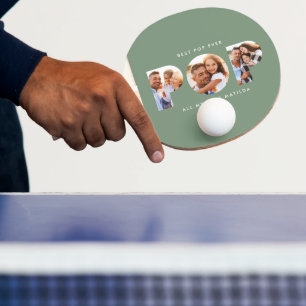 Raquete De Ping Pong Pop multifotografia - moderna imagem verde