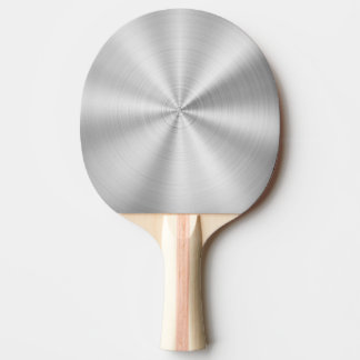 Raquete De Ping Pong Prata brilhante metálica do falso elegante
