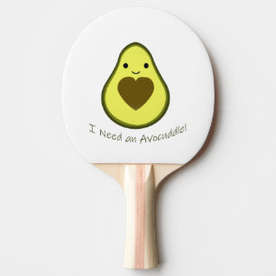 Raquete De Ping Pong Preciso de um Avocuddle Cute Kawaii Avocado