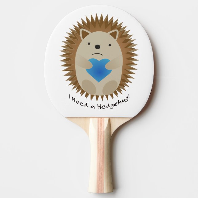 Raquete De Ping Pong Preciso de um Hedgehog Hedgehug (Frente)