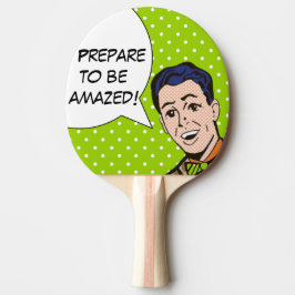Raquete De Ping Pong Prepare-se para ser um pino pong da revista em qua