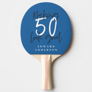 Raquete De Ping Pong presente de 50º aniversário personalizado