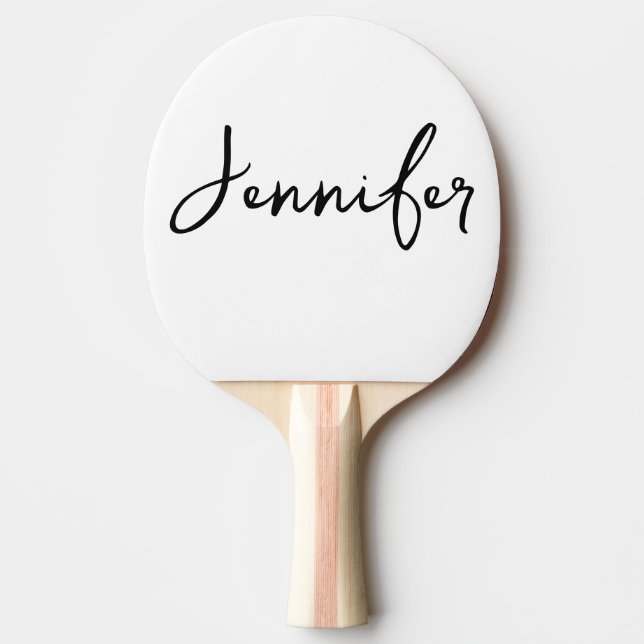 Raquete De Ping Pong Presente de Casamento Personalizado (Frente)