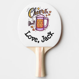 Raquete De Ping Pong Presente de Dia de os pais personalizado de Crianç