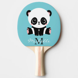 Raquete De Ping Pong Presente de Tênis de Mesa com Monograma de Panda F