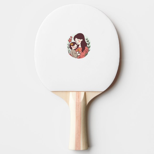 Raquete De Ping Pong Presentes de dia de as mães (Frente)