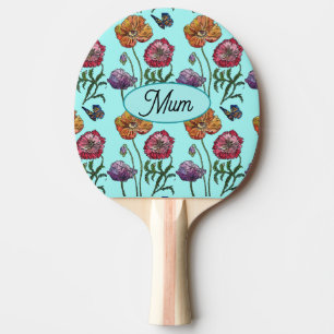 Raquete De Ping Pong Presentes de Dia de as mães de Mãe de azul-claro