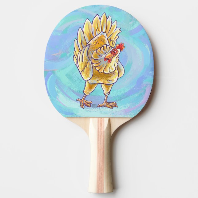 Raquete De Ping Pong Presentes e acessórios de frango (Frente)