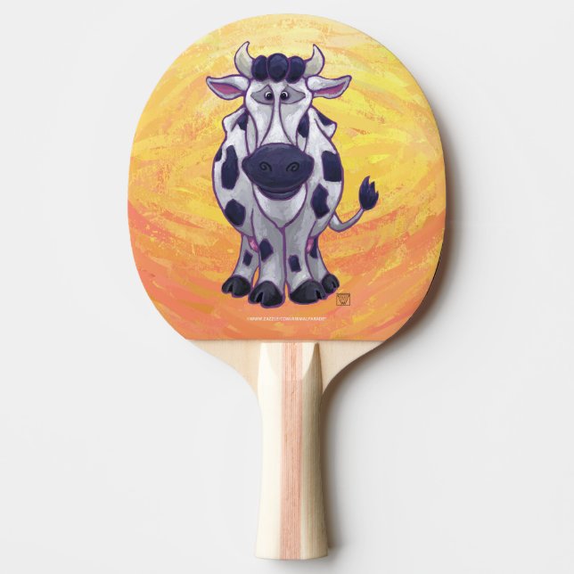 Raquete De Ping Pong Presentes e acessórios para vacas (Frente)
