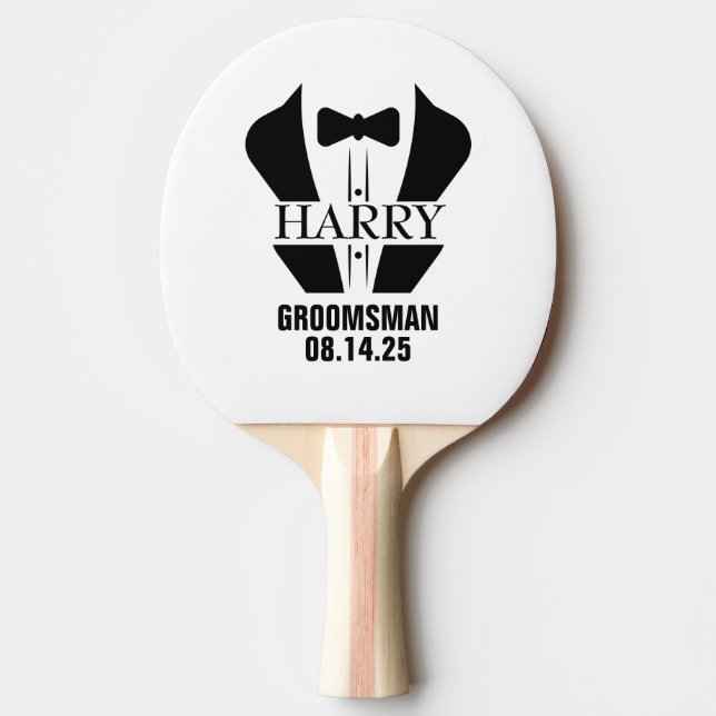 Raquete De Ping Pong Presentes Personalizados para Padrinhos (Frente)