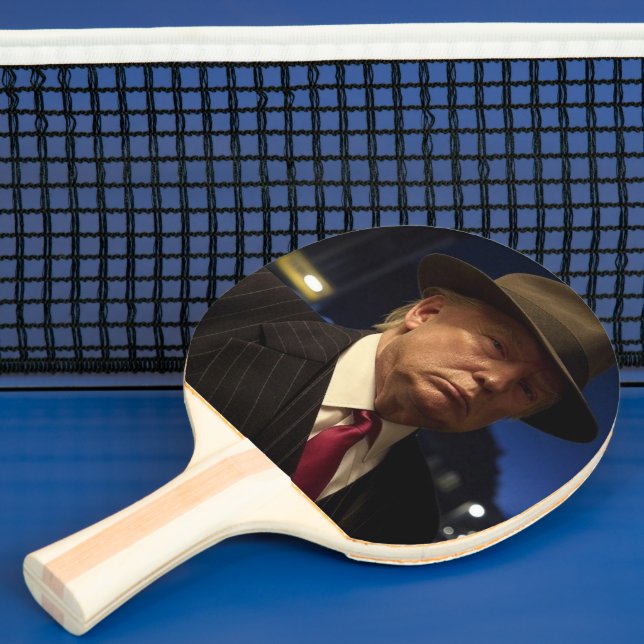 Raquete De Ping Pong Presidente Americano Donald Trump Padrinho (Insitu)