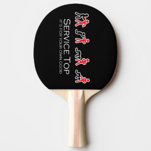 Raquete De Ping Pong Preste serviços de manutenção à pá superior