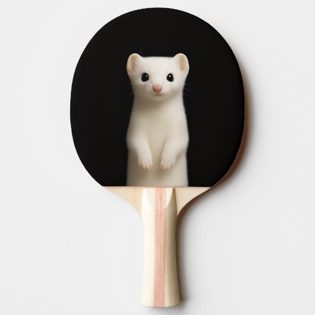 Raquete de ping pong preta 4 Luxe, Arminho Elegant (Verso)