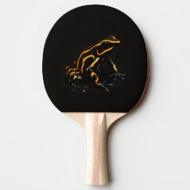 Raquete De Ping Pong Preto 4, pá-pingue-pongue, Sapo preto-e-laranja
