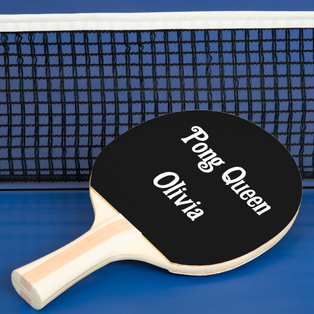 Raquete De Ping Pong Principiante Preto e Branco a Pró (Insitu)