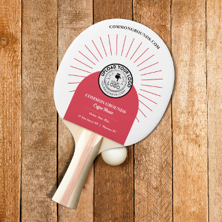 Raquete De Ping Pong Promocional da marca de logotipo da empresa