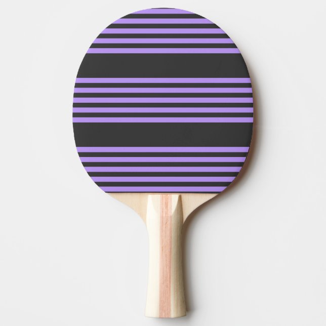 Raquete De Ping Pong Púrpura e carvão cinco estilos (Frente)