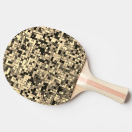 Raquete De Ping Pong Quadrados ou azulejos pequenos desfocados, caquis