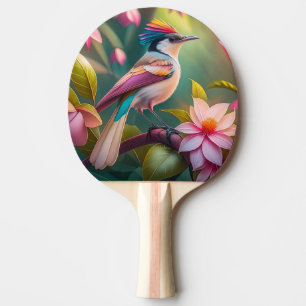 Raquete De Ping Pong Rainbow crested Jay Fantasy Bird
