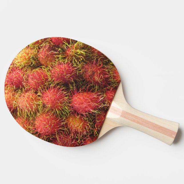 Raquete De Ping Pong Rambutan Tropical Fruta (Lateral)