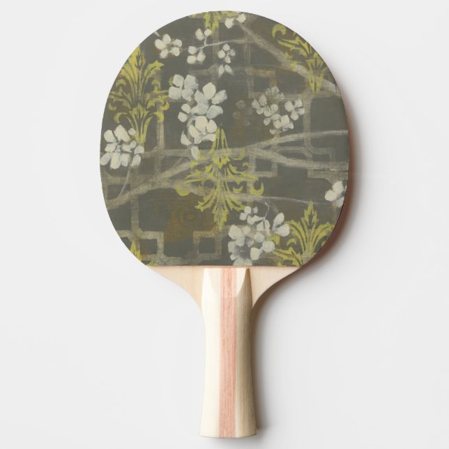 Raquete De Ping Pong Ramificação I do Flor Padrão (Frente)