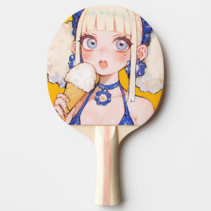 Raquete De Ping Pong Rapariga Sunny Scoop com Vanilla Cone