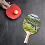 Raquete De Ping Pong Raptor Velociraptor Dinossaur Monograma<br><div class="desc">Este design pode ser personalizado na área fornecida pela alteração da foto e/ou do texto. Ou pode ser personalizado clicando em Personalizar este Modelo e, em seguida, escolhendo o clique para personalizar mais a opção e excluir ou alterar a cor do plano de fundo, adicionar texto, alterar a cor ou...</div>