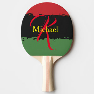 Raquete De Ping Pong Raque de Ping Pong da África - Presente Personaliz