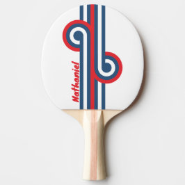 Raquete De Ping Pong Raque de Ping Pong Nostálgico com Nome
