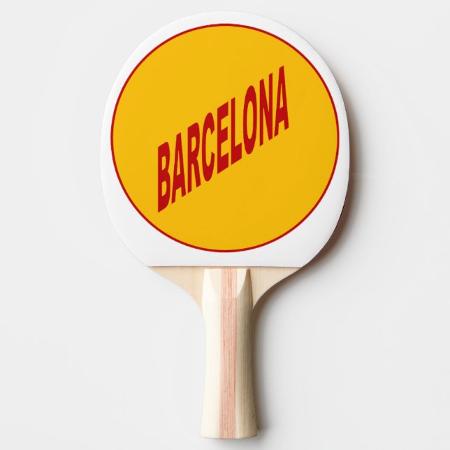 Raquete De Ping Pong Raquette de Ping Pong   BARCELONA (Frente)