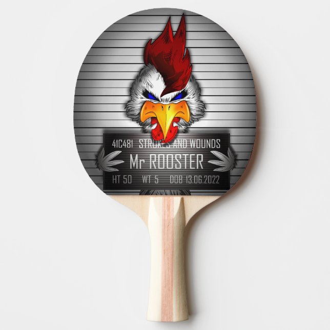 Raquete De Ping Pong Raquette De Ping Pong Mr Rooster (Frente)