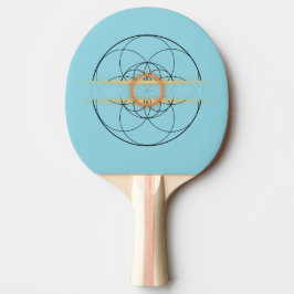 Raquete De Ping Pong raquette ping pong fleur de vie