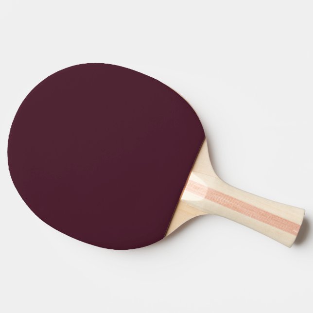 Raquete De Ping Pong Raspberry Burgundy, Solid Burgundy (Lateral)