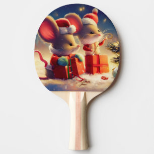 Raquete De Ping Pong Rato de Natal (3)