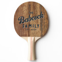 Raw Cedar Wood Retro Family Name & Year