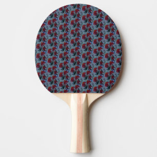 Raquete De Ping Pong Red Daisies