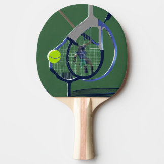 Raquete De Ping Pong Refaça a design do logotipo, adicionando um rack d