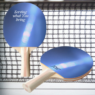 Raquete De Ping Pong Refração Azul