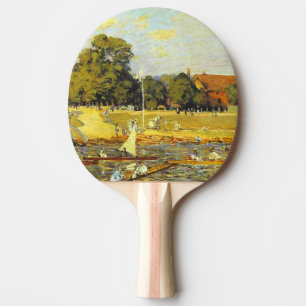 Raquete De Ping Pong Regata em Hampton Court Alfred Sisley Poster