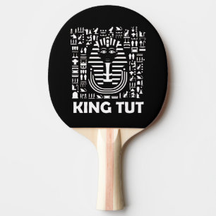 Raquete De Ping Pong Rei tut faraó egípcio Alfabeto Hieroglífico