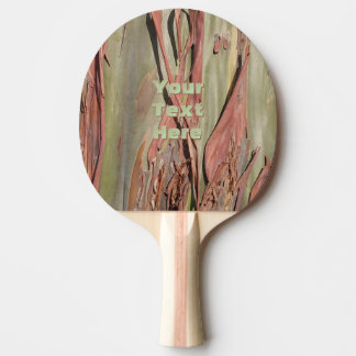 Raquete De Ping Pong Remo de Ping Pong Camuflagem Verde Casca de Árvore