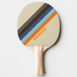 Raquete De Ping Pong Remo de Ping Pong com Faixa Desbotada de Butternut