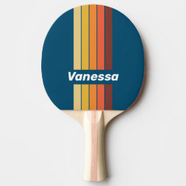 Raquete De Ping Pong Remo Vintage Vibe com Faixa e Nome