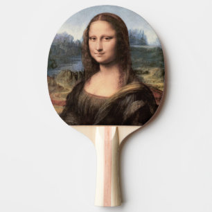 Raquete De Ping Pong Retrato de Mona Lisa / Pintura