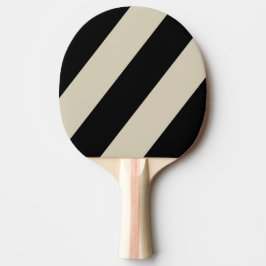Raquete De Ping Pong Retro Alabastro Três Listras Negras