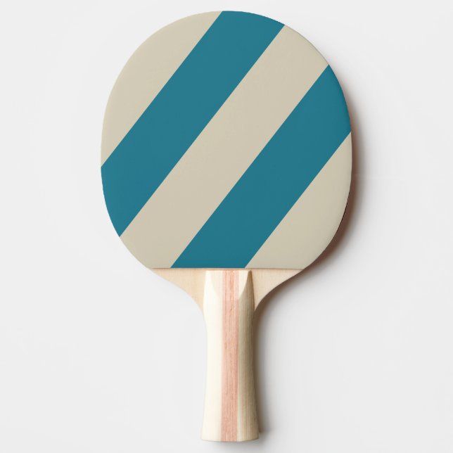 Raquete De Ping Pong Retro Aquamarine Três faixas Negrito (Frente)