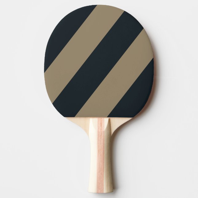 Raquete De Ping Pong Retro Deserto Três Fitas Negrito (Frente)