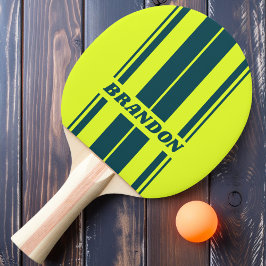 Raquete De Ping Pong Retro HI VIS - Faixa amarela do Conselho duplo com