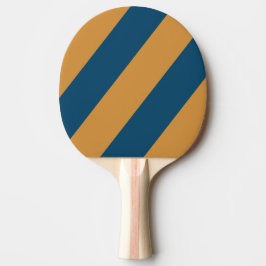 Raquete De Ping Pong Retro Real Dourado Três Fitas Negrito