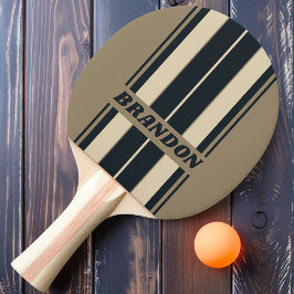 Raquete De Ping Pong Retro Tempestade Conselho do Deserto com Nome